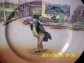 Royal Doulton Dickens Seriesware Cabinet Plate   Mr. Pickwick   Signed 