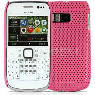 Ecell Style Range   Perforated Hard Back Case for Nokia E6   Hot Pink