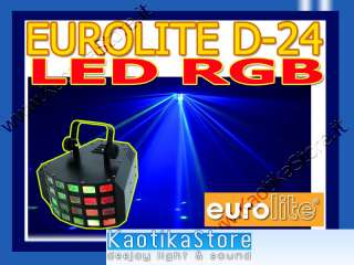 EUROLITE D 24 doppio derby LED dj effetto luce per deejay e discoteca 