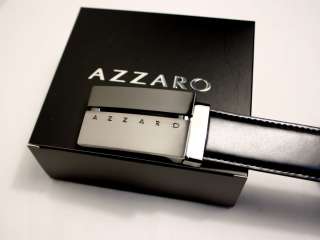   Ceinture Azzaro homme cuir + boite cadeau L 110  T 44 X 30mm 
