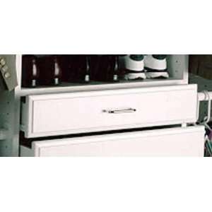  24 Wide Easy Track Deluxe Drawer 4, Maple finish