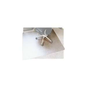  Floortex Rectangular Polycarbonate Carpet Chairmat: Office 