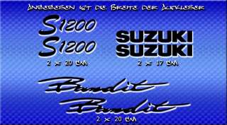 SUZUKI Bandit S1200 Motorrad Racing Tuning Aufkleber  