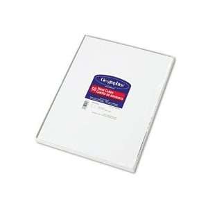  Geographics® Blank White Note Cards: Home & Kitchen