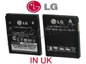 LGIP 580N Battery LG GC900 Viewty Smart GM730 GT500 UK  