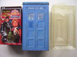 Doctor Who The Trial of a Time Lord Tardis Tin Set  