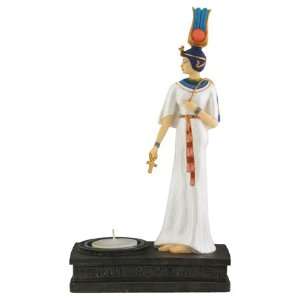  Egyptian Pharaoh Cleopatra Candle Holder Collectible 