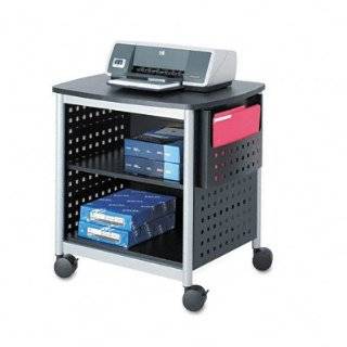  Kantek 2 Shelf Mobile Printer Stand, Holds up to 75 Pounds 