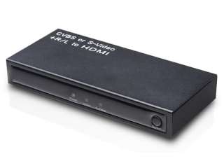   Convertisseur RCA / S VIDEO vs HDMI AUDIO L/R CVBS 720p