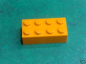 Lego Bricks arancione 2x4  