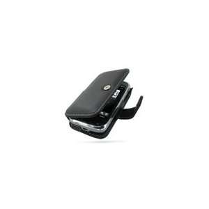  PDair Black Leather Book Style Case for HTC Touch Pro 2 