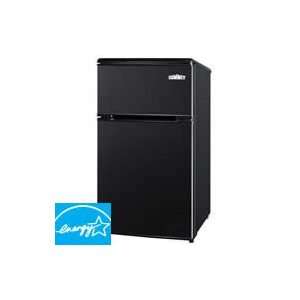 ENERGY STAR qualified compact two door refrigerator freezer in 19 inch 