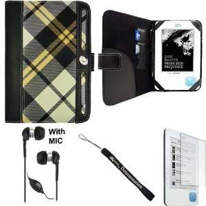 Black Carrying Cover Case Slim Design for Borders Kobo eBook Reader 