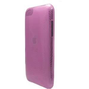  PINK CIRCLE PATTERN SOFT TPU RUBBER SKIN COVER CASE FOR APPLE IPOD 