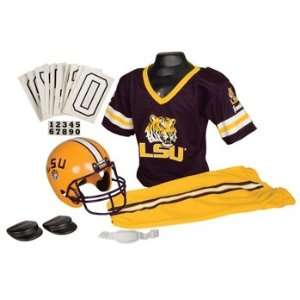  LSU Tigers Football Deluxe Uniform Set   Size Medium 
