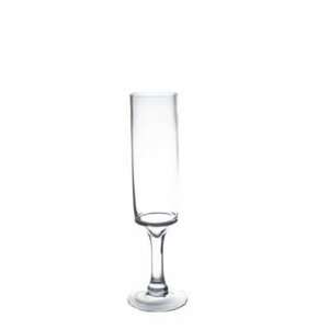  Hurricane Candle Holder, Vases, H 16, Open D 3.5, Clear 