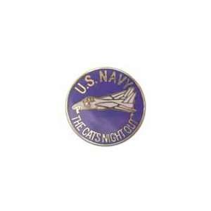  United States Navy The Cats Night Out Lapel Pin 