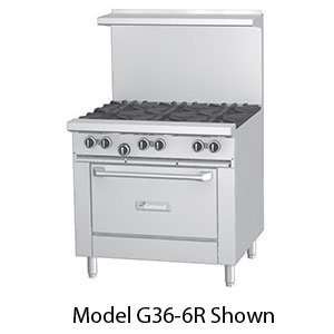 Natural Gas Garland G36 G36S 36 Gas Range with 36 Griddle and 
