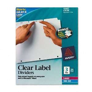  hole punched for use in standard ring binders.   Print labels using a