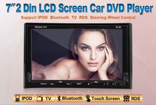 New Gen 7 2Din Car DVD CD Player In Dash Touch Screen BT iPod Radio 