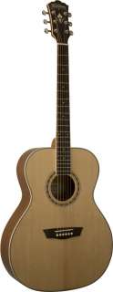 Washburn Solid Sitka Spruce Top Acoustic Folk Guitar   WF10S