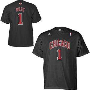 Adidas Chicago Bulls Derrick Rose Game Time T Shirt  