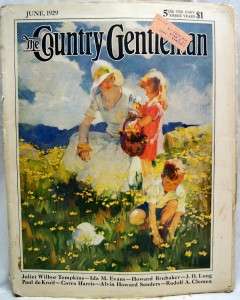   GENTLEMAN MAGAZINE JUNE 1929 VINTAGE FARMING AGRICULTURE  
