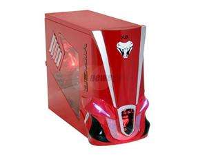   Tech Viper ET CAV2 RD WOP Red Computer Case With Side Panel Window
