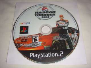NASCAR Thunder 2004   PS2 Sony Playstation 2 game Disc Only EA Sports 