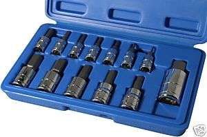   SIZE HEX ALLEN KIT WRENCH BIT SOCKET TOOL SET KIT FOR RATCHET  