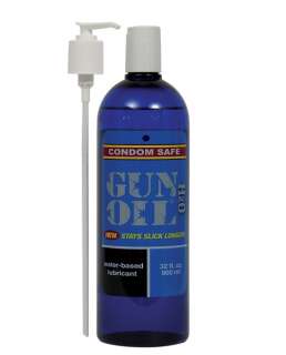 32 oz Gun Oil H2O Water Based Lubricant Personal Lube  
