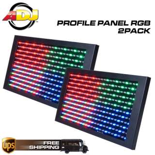 AMERICAN DJ PROFILE PANEL RGB LED LIGHTING PANEL 2 PACK  