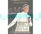 ANDREA BOCELLI Concerto (2011) DVD w/OBI CELINE DION TO