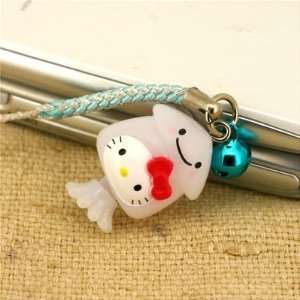   Sea Animal Swing Mascot Netsuke Cell Phone Strap (Squid) Toys & Games