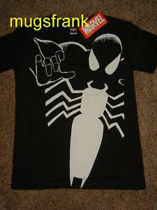 Nwt Spiderman Venom Close Up Marvel T Shirt  
