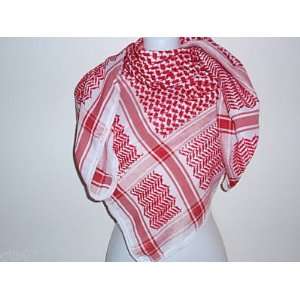  Red Shemagh Arab Head Scarf Authentic RED NO Everything 