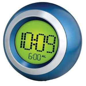  Timex Audio Ball Shaped Alarm Clock Blue 