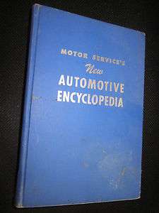 Motor Services New Automotive Encyclopedia Goodheart Willcox Co Inc 