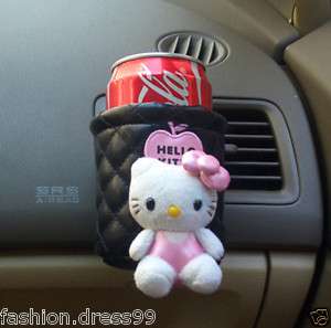 Hello Kitty apple Auto Air Outlet Cup Holders sleeve  