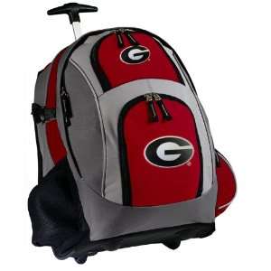  Rolling Backpack Deluxe Red University of Georgia   Best Backpacks 