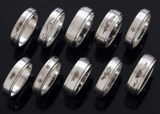 Sz 8 TITANIUM ANODIZED BAND RING #9 Jewelry Piercing  