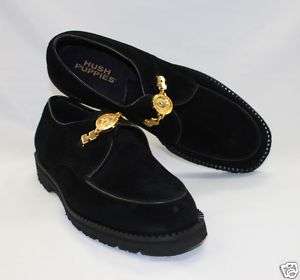 HUSH PUPPIES SHOES * JIMMY * BLACK & GOLD  