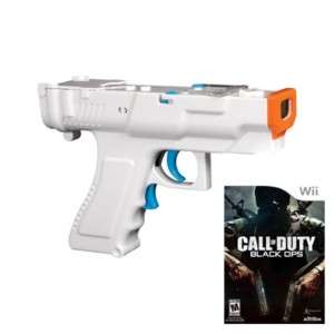 Call of Duty Black Ops + Sharp Shot Light Gun Wii   WHT 047875840058 