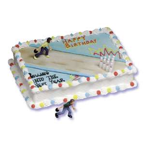 FEMALE BOWLING Cake Kit Birthday party favors supplies  