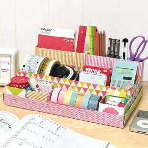 NEW DIY Paper Organizers Storage Desk Box 8 Boxes Set P  
