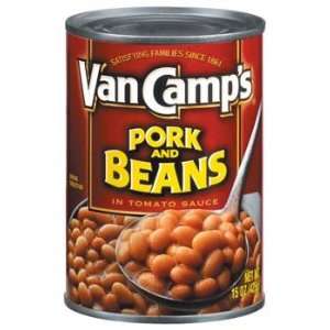 Van Camps Pork And Beans In Tomato Sauce 15 oz:  Grocery 