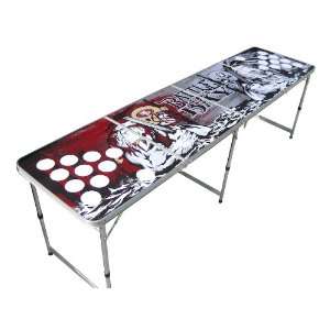   Oakland Raiders Portable Beer Pong Table No Holes: Sports & Outdoors