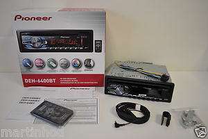   DEH 6400BT Car Audio CD  Bluetooth Radio Player Receiver  