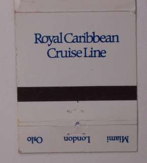 1990s Matchbook Royal Caribbean Cruise Song of Norway  