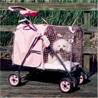   Ave ENCLOSED Pet Dog Cat SUV Stroller Carrier Pink 838009000048  